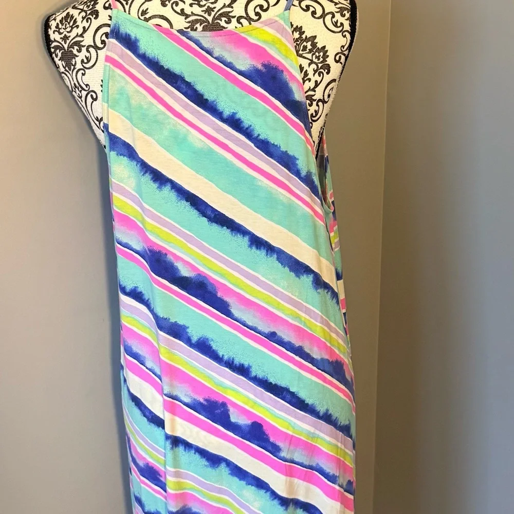 🌊 Lilly Pulitzer “Breakwater Tint Party Wave” Asymmetrical Dress - Picture 5 of 8
